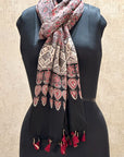 Ajrakh Modal Silk Stole