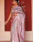 Banarasi Jamawar Tanchoi Silk Saree