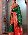 Meenakari Kadhwa Banarasi Katan Silk Saree