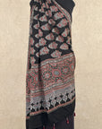 Black Ajrakh Modal Silk Dupatta