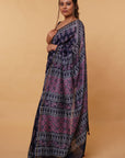 Blue Office Wear Saree