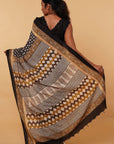 Dabu print saree