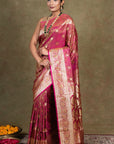 Banarasi Silk Jamewar Tanchoi Saree