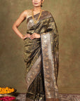 Jamewar Tanchoi Banarasi Saree