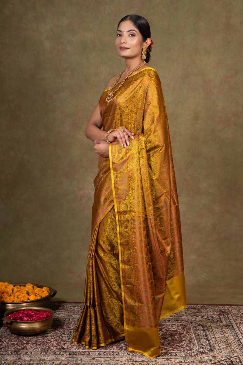 Tanchoi Banarasi Silk Saree