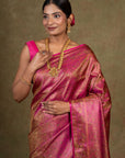 Jamewar Tanchoi Banarasi Silk Saree