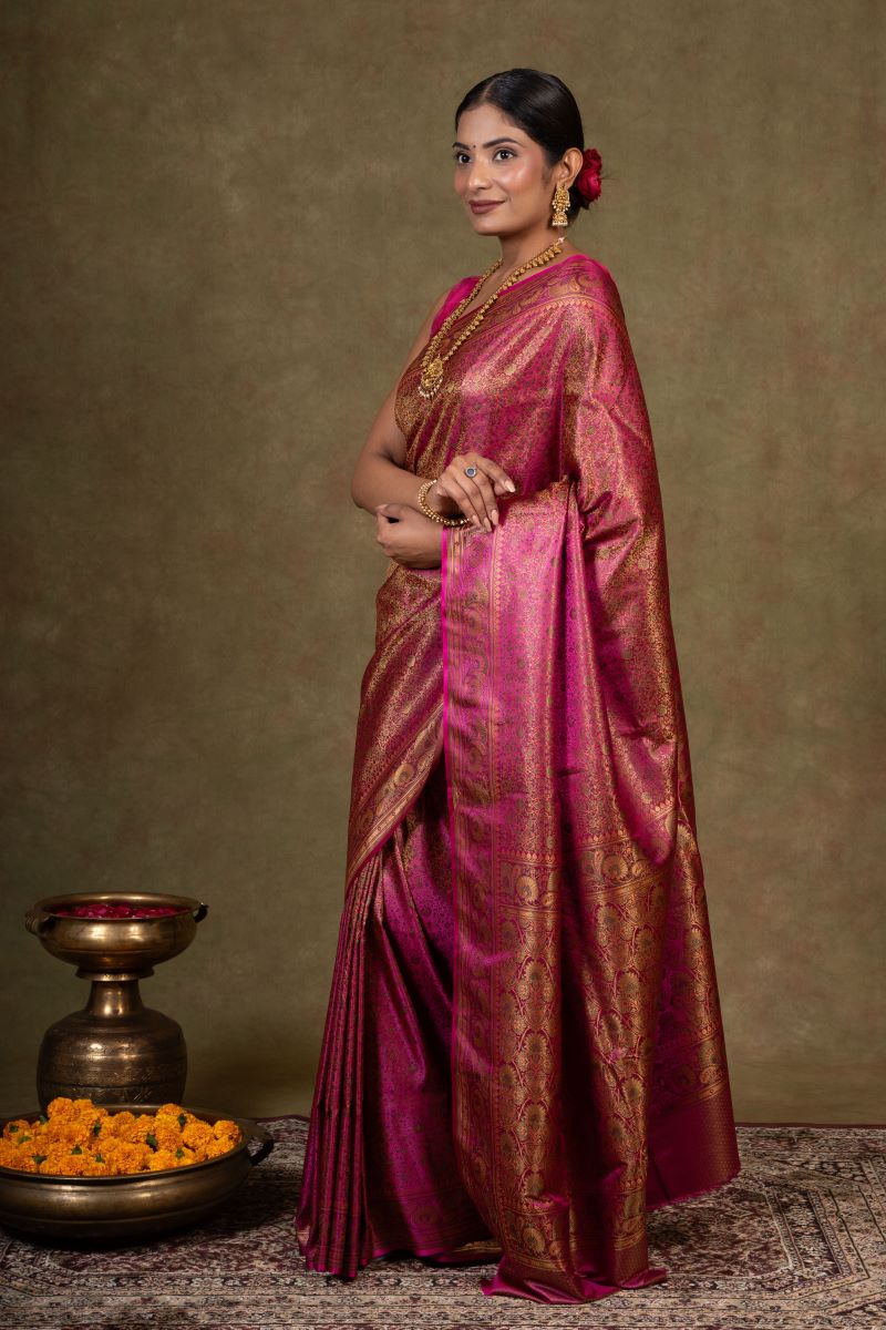 Tanchoi Banarasi Silk Saree