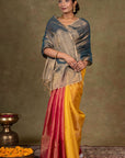 Kanchan Grace Tissue Silk Maheshwari Saree