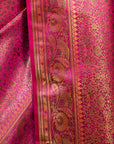 Magenta Banarasi Saree