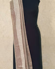 Beige Faux Pashmina Jacquard Stole
