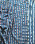 Blue Tikon Modal Silk Ajrakh Fabric (Per Meter)