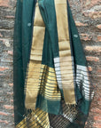 Handwoven Tasseled Maheshwari Dupatta