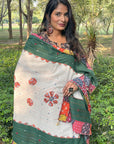 Kantha Ajrakh Dupatta