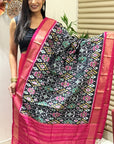 Ikat Pure Silk Handloom Dupatta