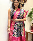 Ikat Pure Silk Handwoven Dupatta