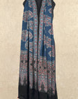 Blue Modal Silk Ajrakh Dupatta