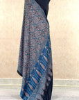 Indigo Modal Silk Ajrakh Dupatta