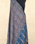 Blue Modal Silk Ajrakh Dupatta