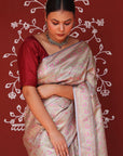 Banarasi Jamewar Tanchoi Silk Saree