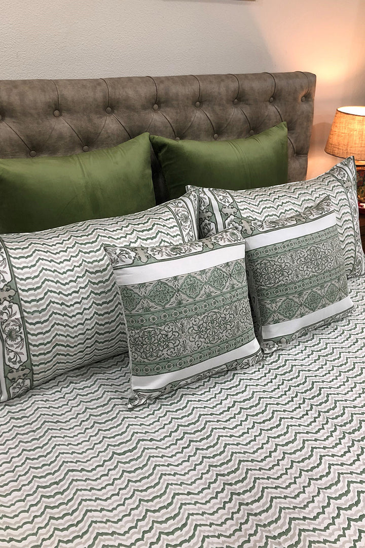 Green-Grey-Sanganeri-Print-Bedsheet-set