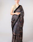 Black-Ajrakh-saree-trending-silk-saree
