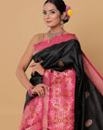 black-banarasi-katan-silk-saree