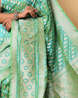 Banarasi-Katan-Silk-Saree-zari-border-saree