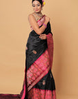 black-katan-banarasi-silk -saree