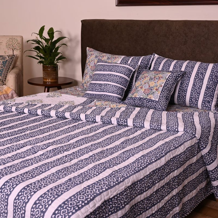 Quilted cotton bedspread king size