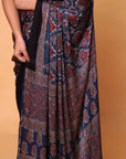 Modal Silk Ajrakh Saree