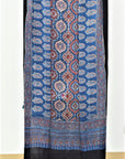 Unstitched Ajrakh Modal Silk Suit - House of Elegance