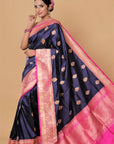blue-Katan-Silk-Banarasi-Saree