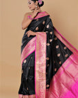 black-Banarasi-Katan-Silk-Saree