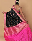 black-zari-border-saree-pure-katan-silk-saree