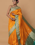 yellow-Banarasi-Silk-Handloom-Saree