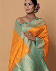 yellow-Banarasi-Katan-Silk-Saree
