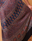 Modal Silk Ajrakh Saree