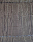 Silver Grey Shine Banarasi Chiniya Silk Saree