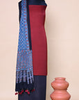 indigo-Modal-silk-ajrakh-print-dupatta
