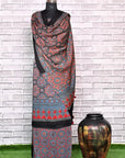 Indigo Madhagalo Unstitched Modal Silk Ajrakh Print Suit