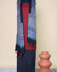 Black Ajrakh Print Dupatta