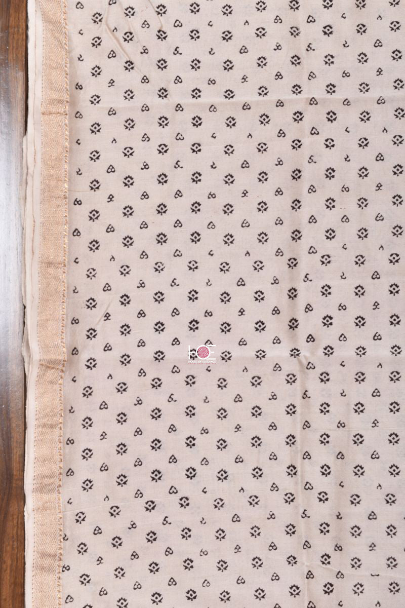 Fusion of Black Brown / SiCo | Maheshwari Bagh | 3 Pcs Suit - Handcrafted Home decor and Lifestyle Products