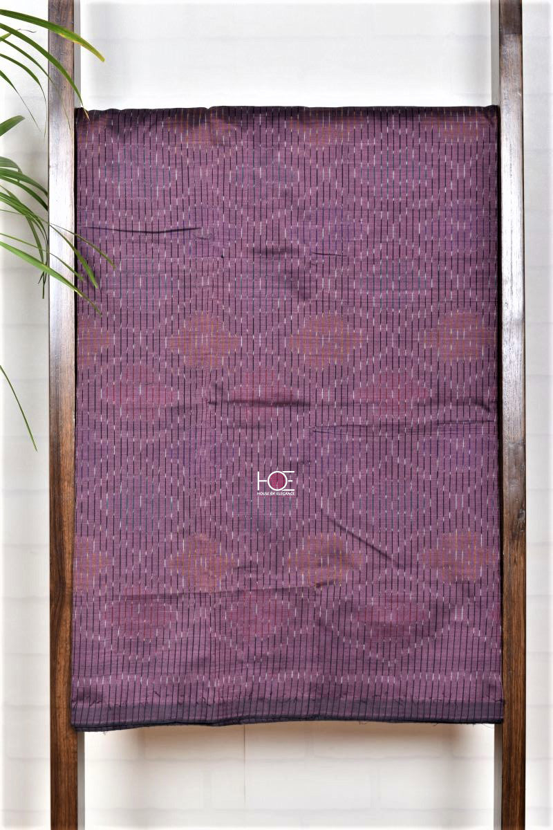 Duo Shade Purple Carolina / SiCo | Ikat weaves | 3 Pcs Suit - Handcrafted Home decor and Lifestyle Products