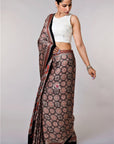 beige-Ajrakh-hand-block-printed-Modal-Silk