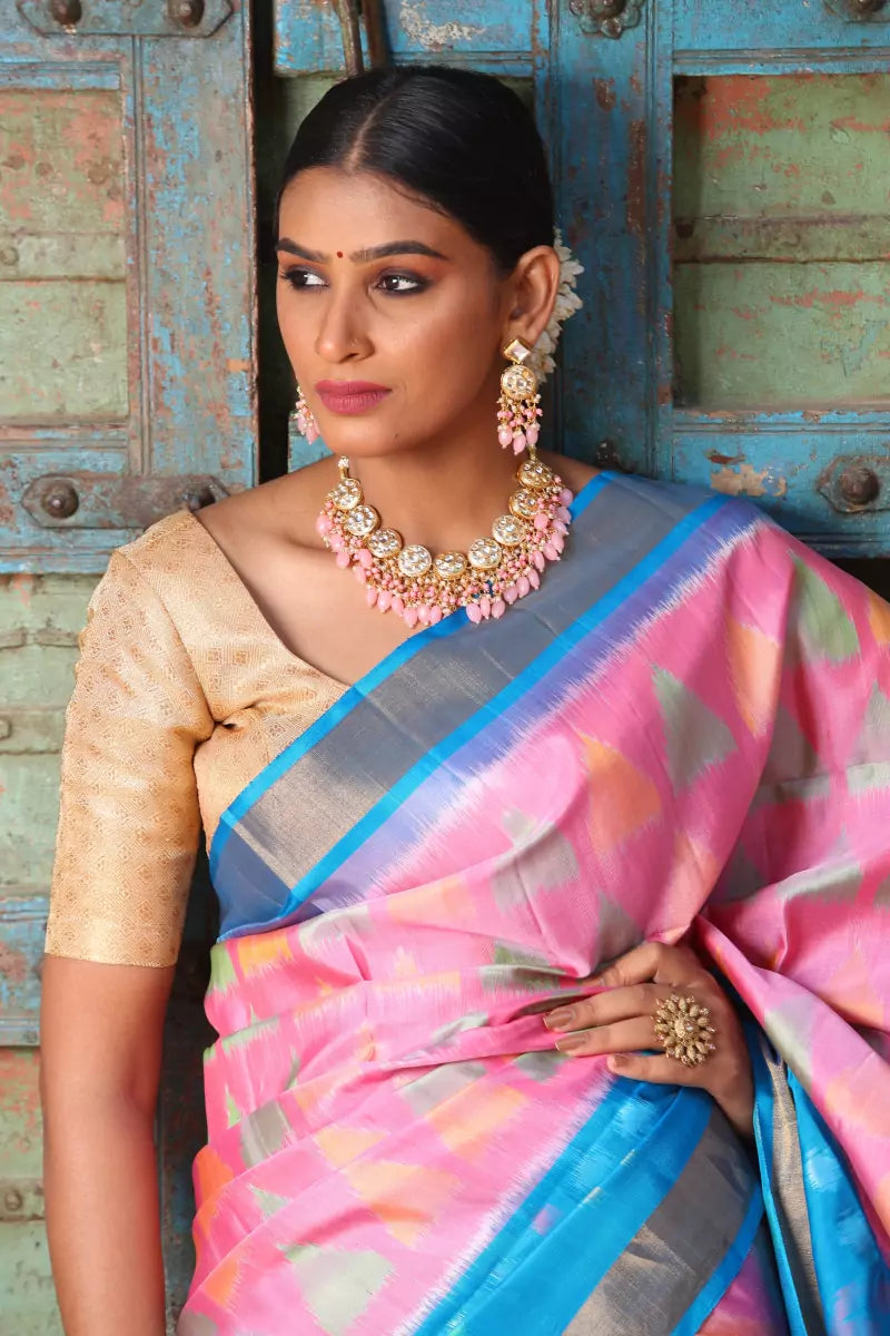 Pochampally Ikat Pure Silk Saree