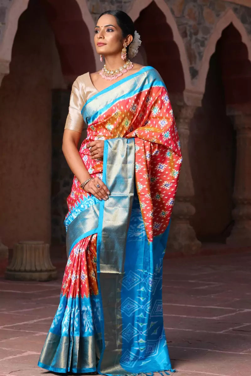 Pochampally ikat silk sarees best sale