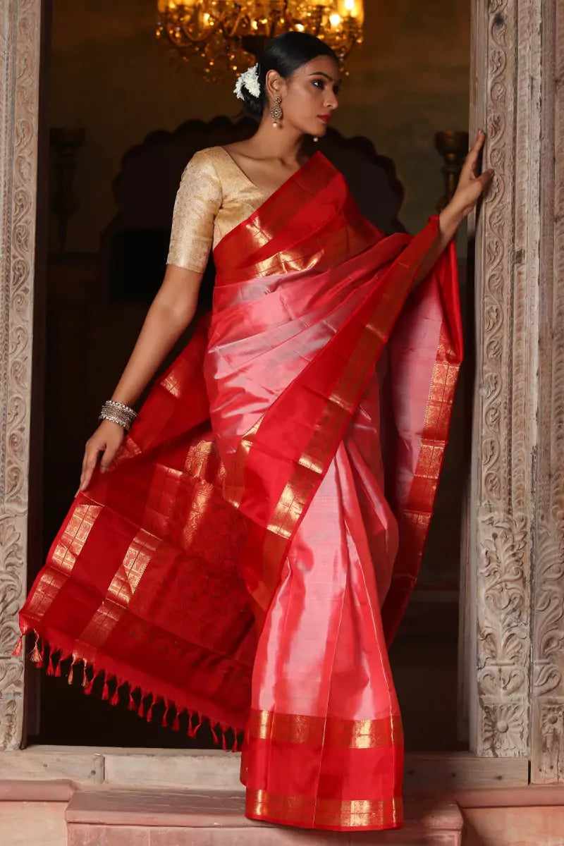 Pure Mulberry Silk Kanjivaram Saree