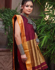 Maheshwari Cotton Silk Saree