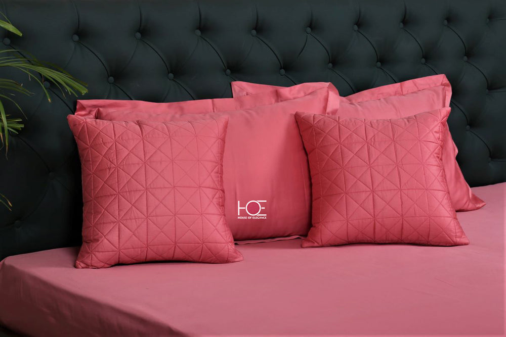 pink-400-Thread-Count-cotton-satin--Plain-Bedsheet-Set