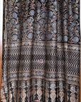 Red Flory Chevron / Modal Silk & Chanderi | Ajrakh | 3 Pcs Suit - Handcrafted Home decor and Lifestyle Products